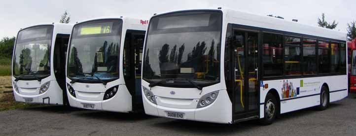 Red Rose Alexander Dennis Enviro200 OU08EHP OU07FKJ OU08EHO